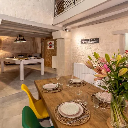 Troglodyte Unique Avec Jacuzzi, Billard Et Jardin, Près De Doué La Fontaine Et Saumur - Fr-1-622-69 Hébergement de vacances