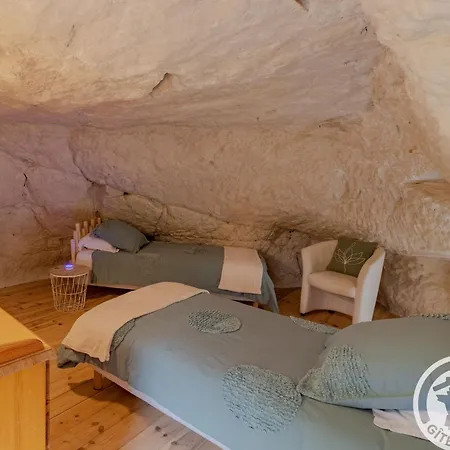 Hébergement de vacances Troglodyte Unique Avec Jacuzzi, Billard Et Jardin, Près De Doué La Fontaine Et Saumur - Fr-1-622-69