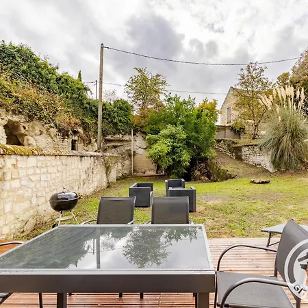 Troglodyte Unique Avec Jacuzzi, Billard Et Jardin, Près De Doué La Fontaine Et Saumur - Fr-1-622-69 * Les Ulmes
